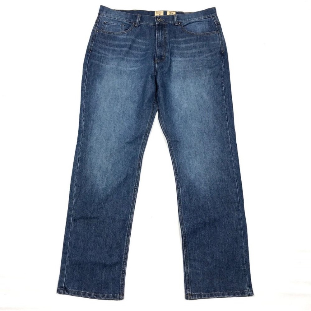 Red Head Brand Co Bass Pro Shop Blue Denim Jeans Mens 38 x 32. B93